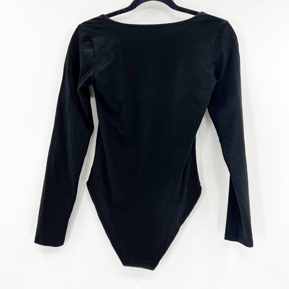 Mangopop Black Longsleeve Bodysuit Small - Picture 3 of 4